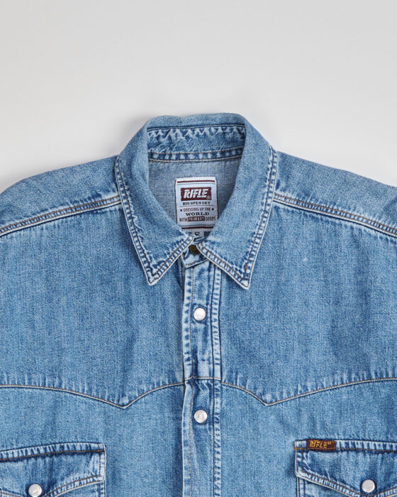 Джинсовая рубашка Rifle 90-s RIFLE — фото 3