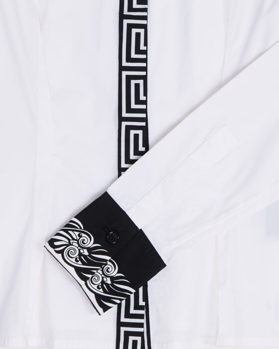 Рубашка Versace с фирменным узором Versace — фото 4