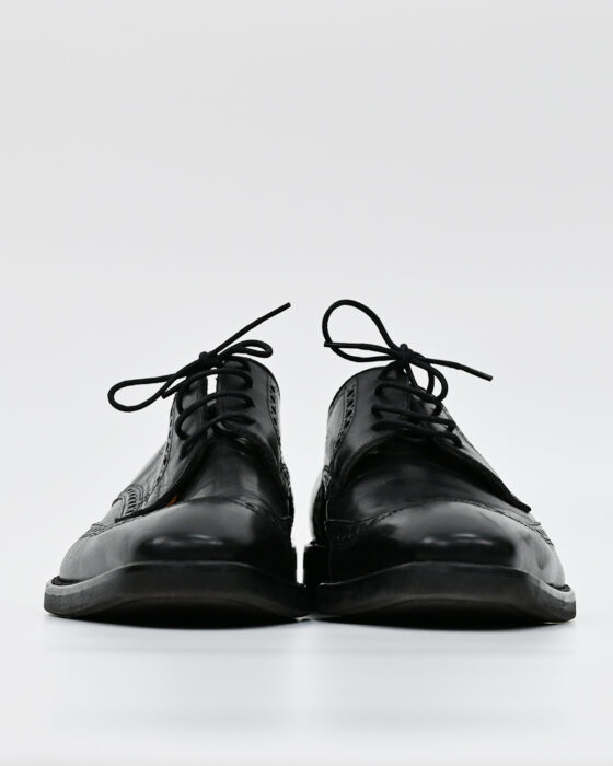 Классические мужские туфли Pollini с удлиненным мысом 90-s — изображение 5