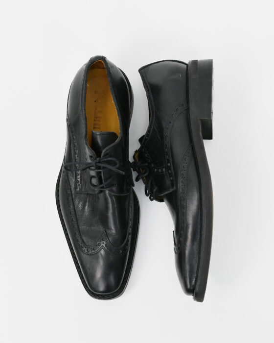 Классические мужские туфли Pollini с удлиненным мысом 90-s — изображение 3