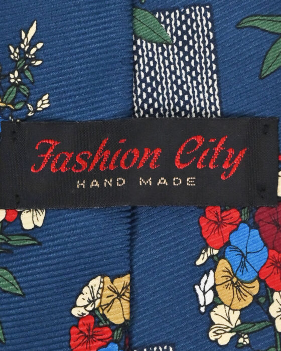 Мужской галстук с цветочным принтом Fashion City 90-s — изображение 4
