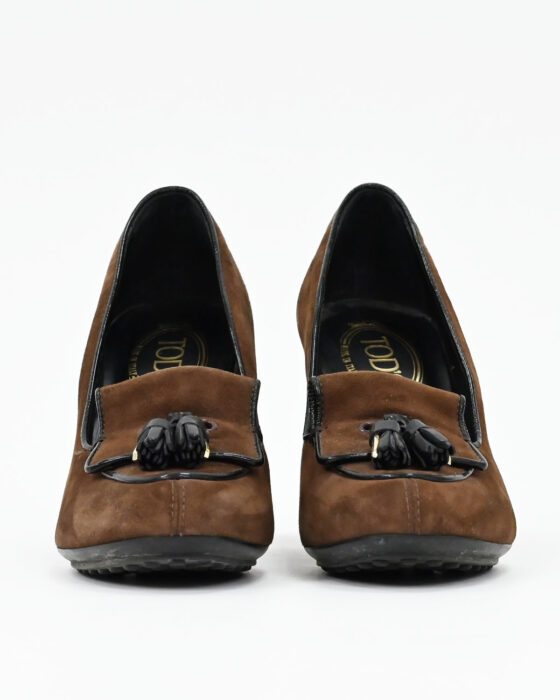 Туфли Tod’s из натуральной замши 00-s — изображение 3