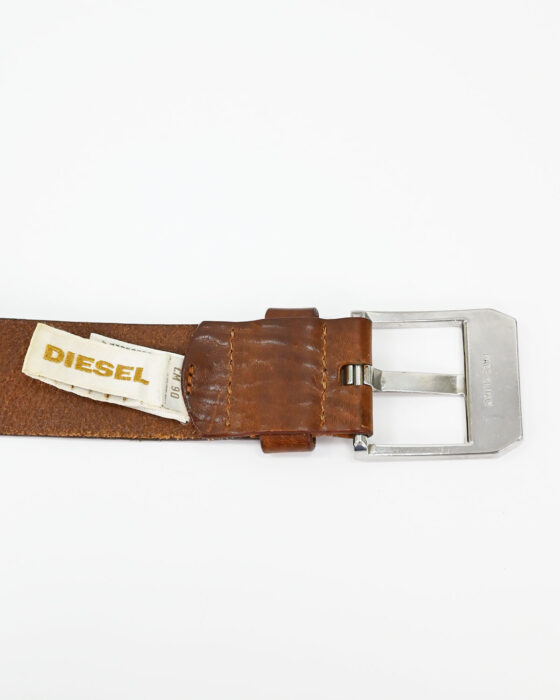 Кожаный ремень Diesel с металлической пряжкой 00-s — изображение 5
