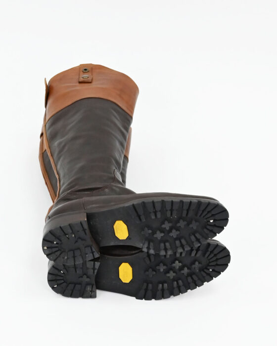Cапоги из натуральной кожи в стиле верховой езды Vibram 90-s — изображение 4