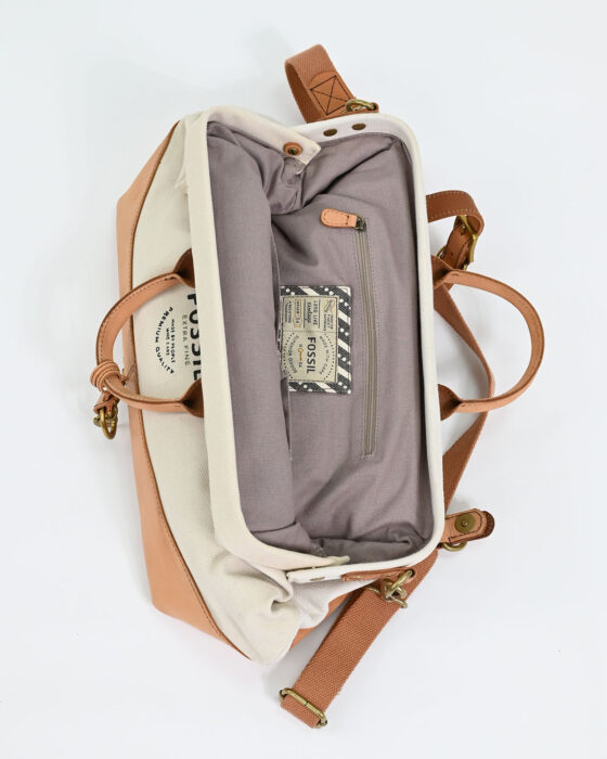 Винтажная сумка тоут Fossil 00-s — изображение 5