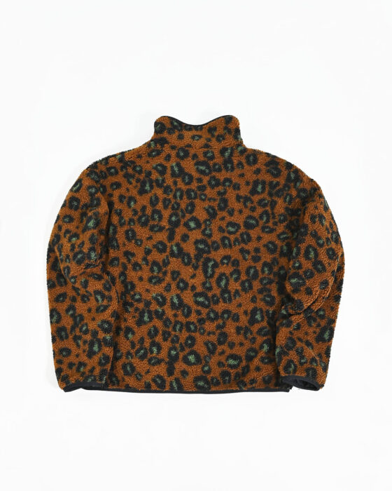 Теплая толстовка-анорак с леопардовым принтом Carhartt 00-s — изображение 5