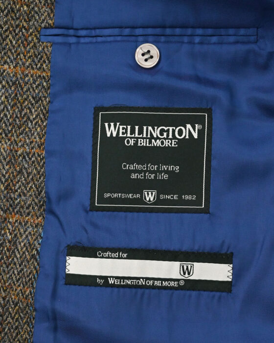 Пиджак Wellington of Bilmore из твида Harris Tweed 90-s — изображение 5
