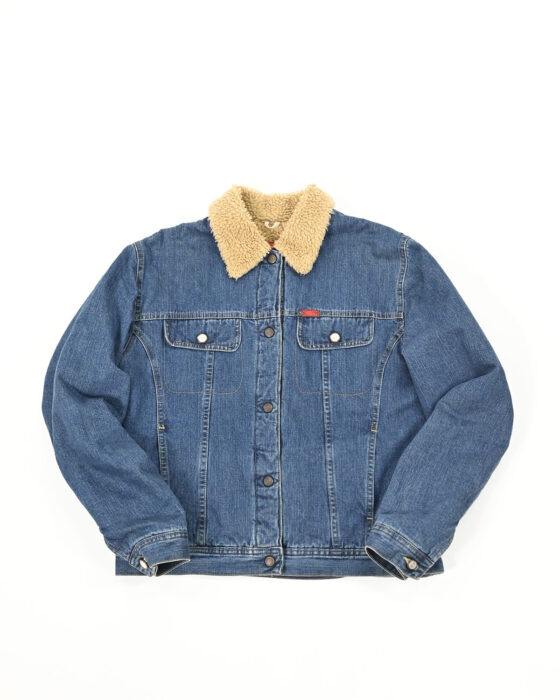 Джинсовая куртка с мехом LeeCooper 90-s