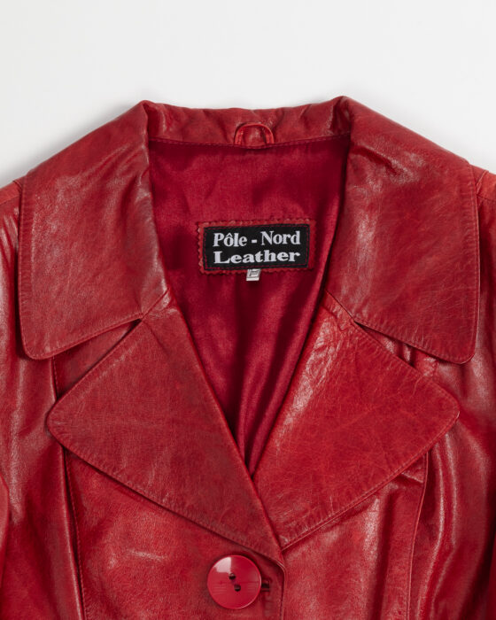 Винтажный кожаный жакет Pôle-Nord Leather Pôle-Nord Leather — фото 2