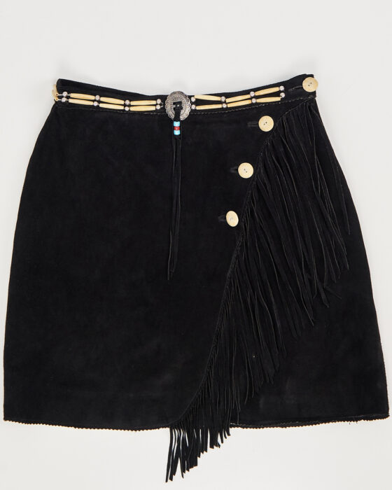 Юбка из замши с бахромой Montana