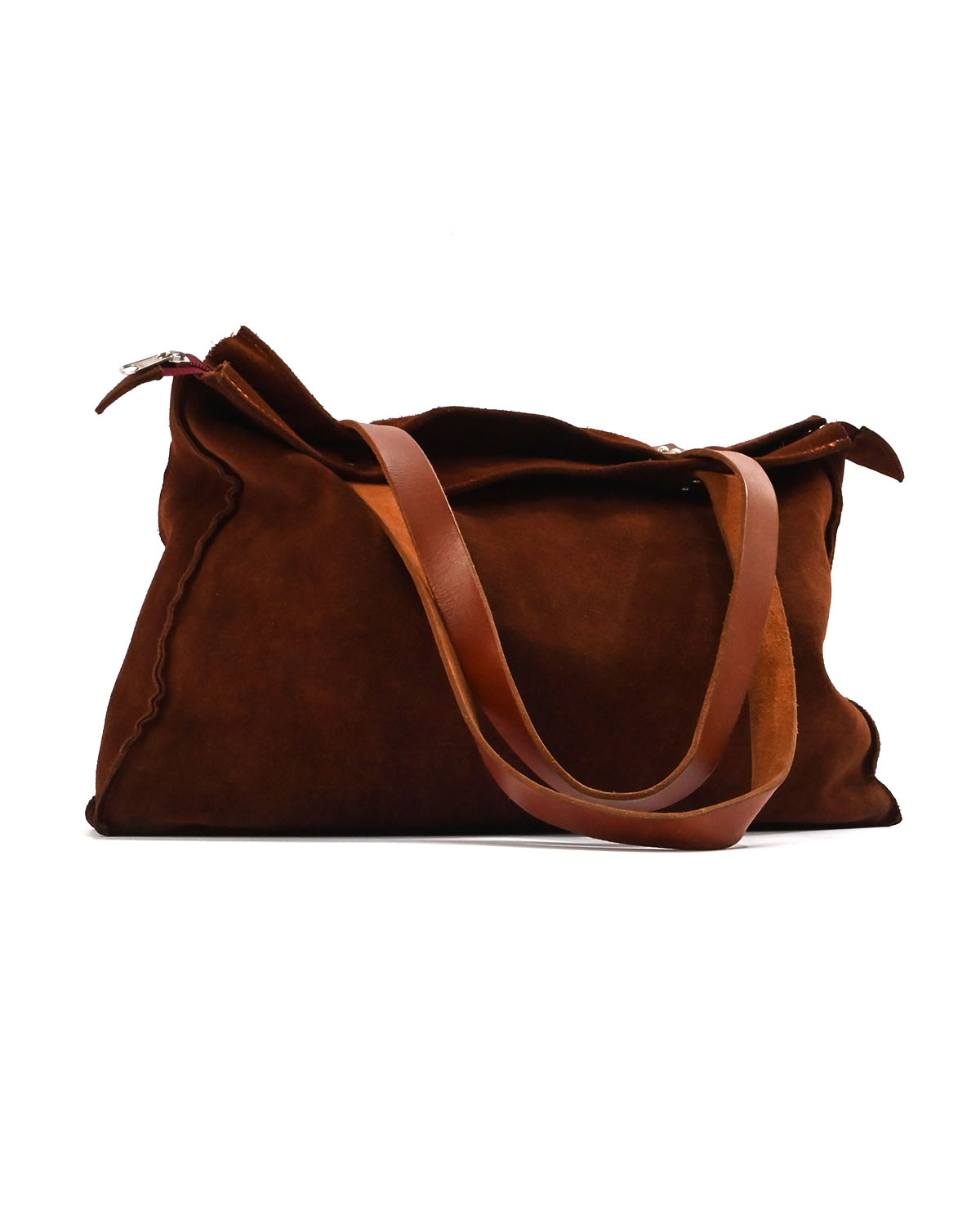 Сумка из натуральной замши