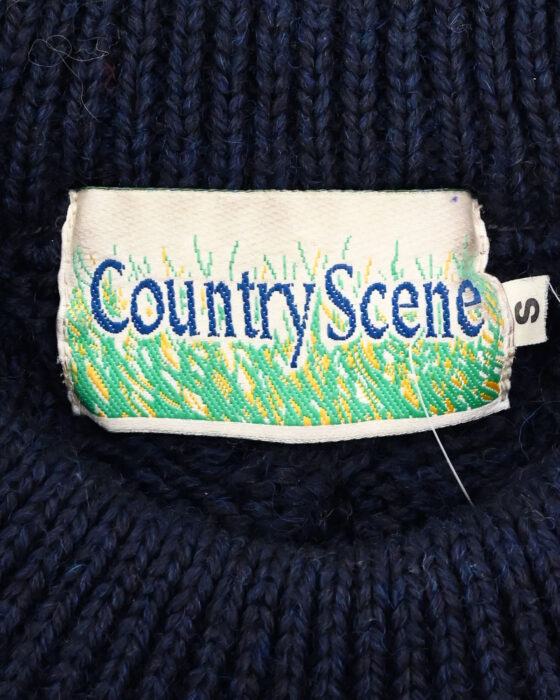 Джемпер Country Scene из 100% шерсти 90-s — изображение 3