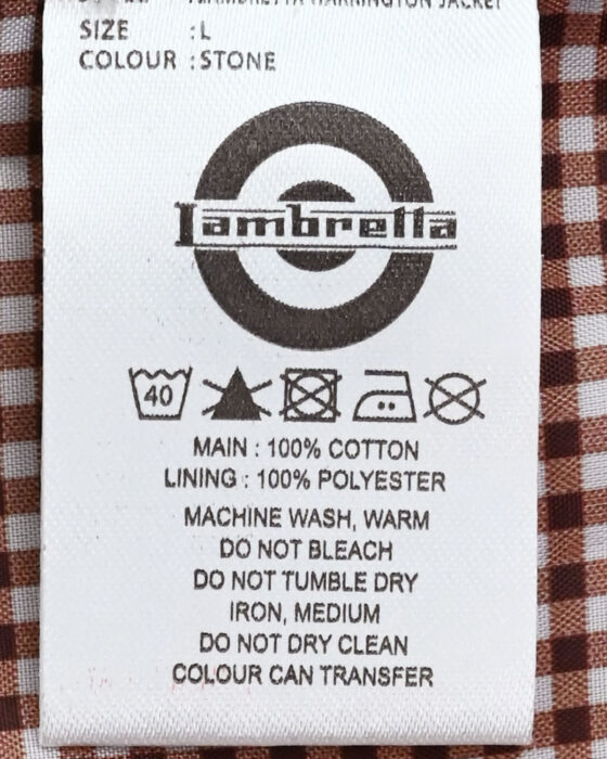 Куртка-бомбер Lambretta Harrington 90-s — изображение 6