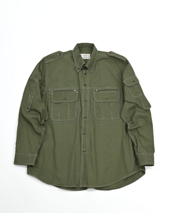 Рубашка в стиле милитари FCT Italy 90-s