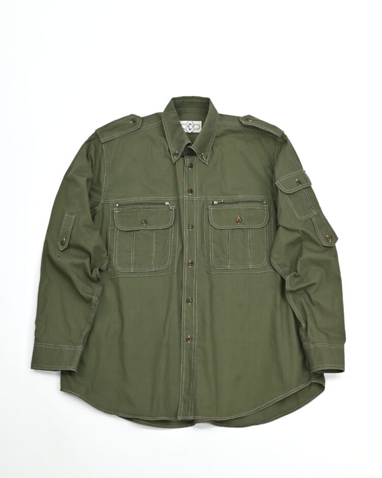 Рубашка в стиле милитари FCT Italy 90-s
