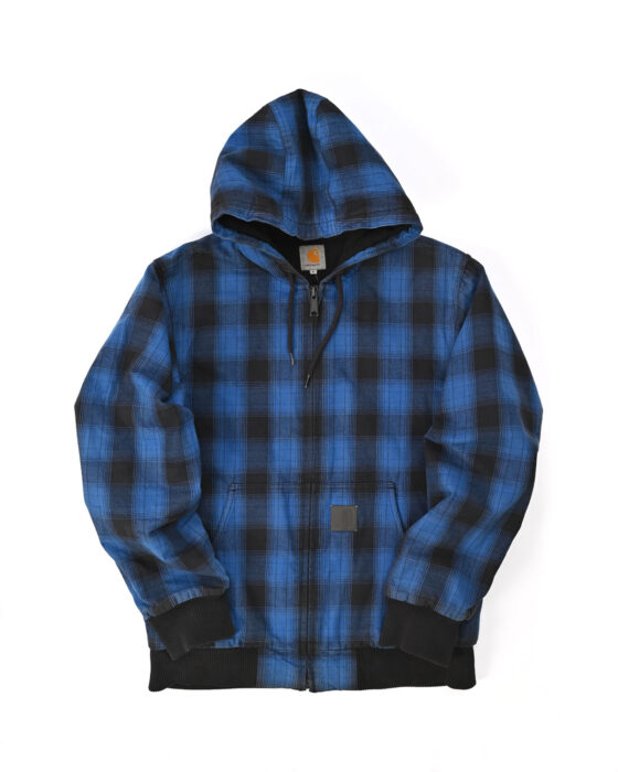 Куртка Carhartt Active Jacket в синюю клетку — изображение 4