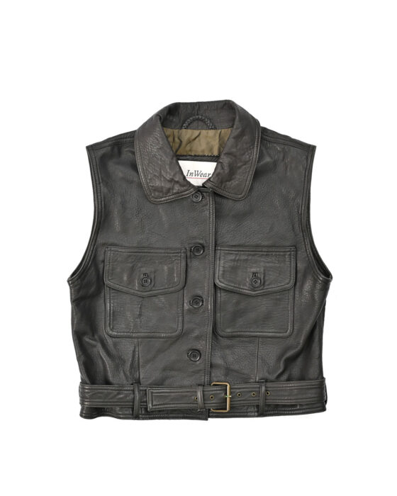 Кожаный жилет InWear