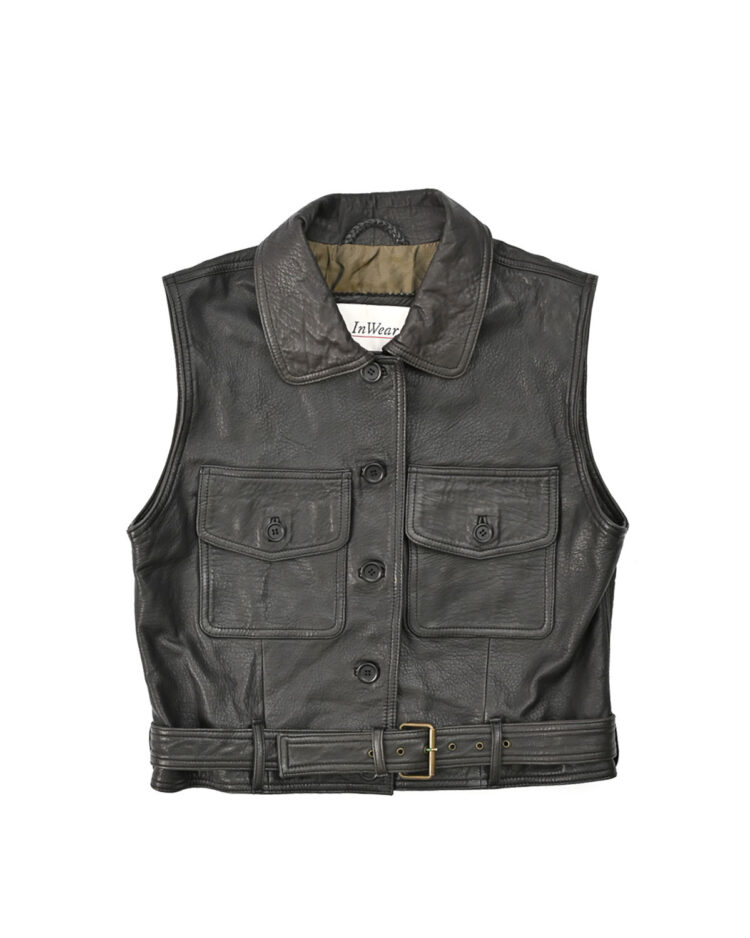 Кожаный жилет InWear