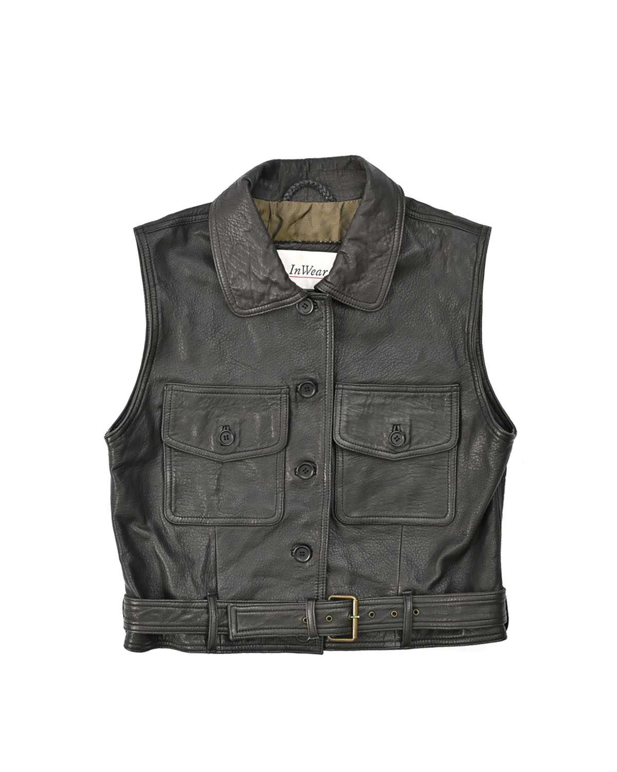 Кожаный жилет InWear