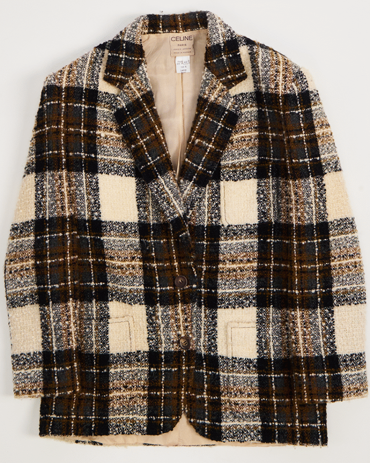 Твидовый жакет из шерсти CELINE