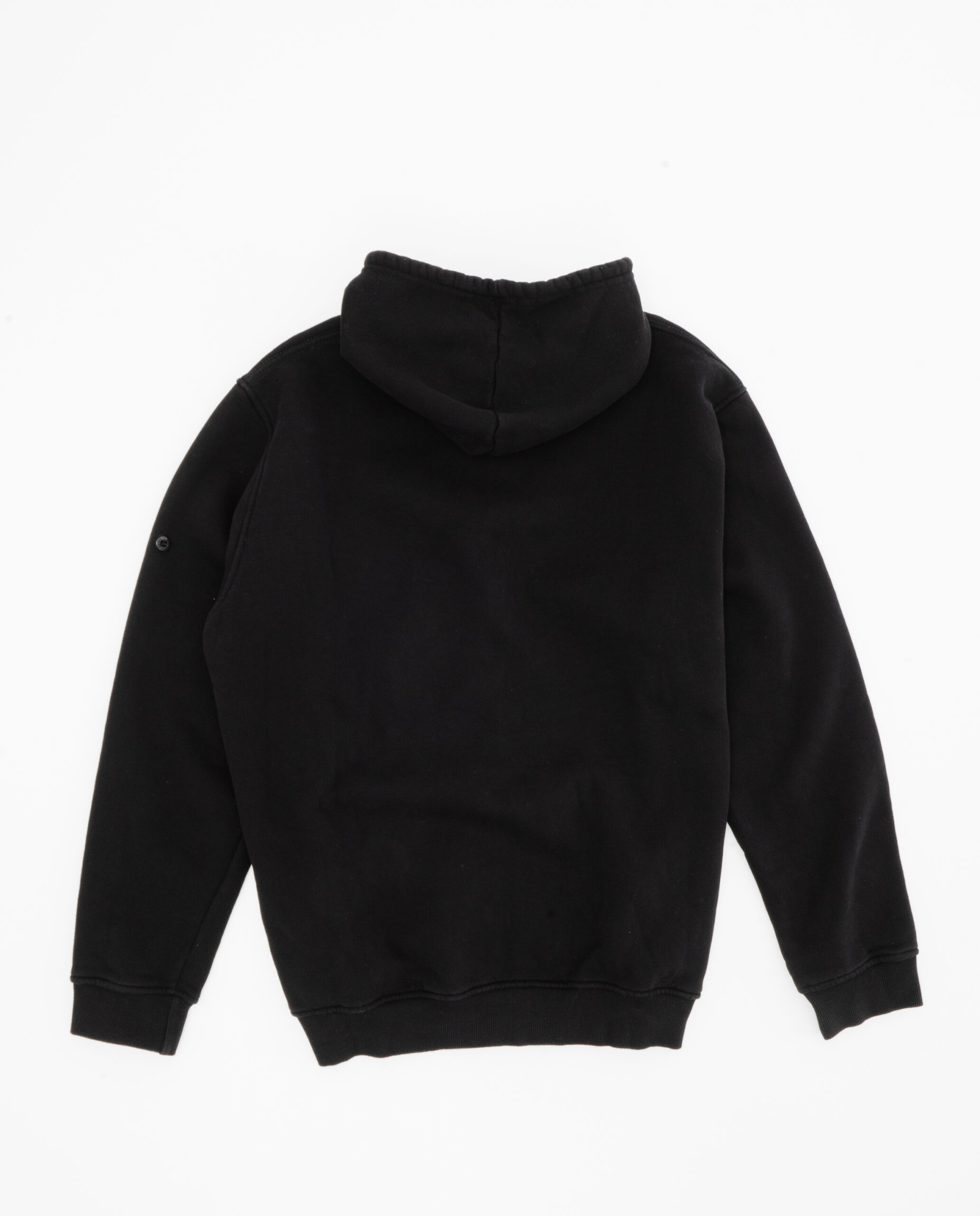 Stone Island чёрное худи на молнии — изображение 2