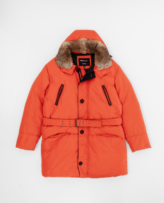 Оранжевый пуховик QGUY QGUY