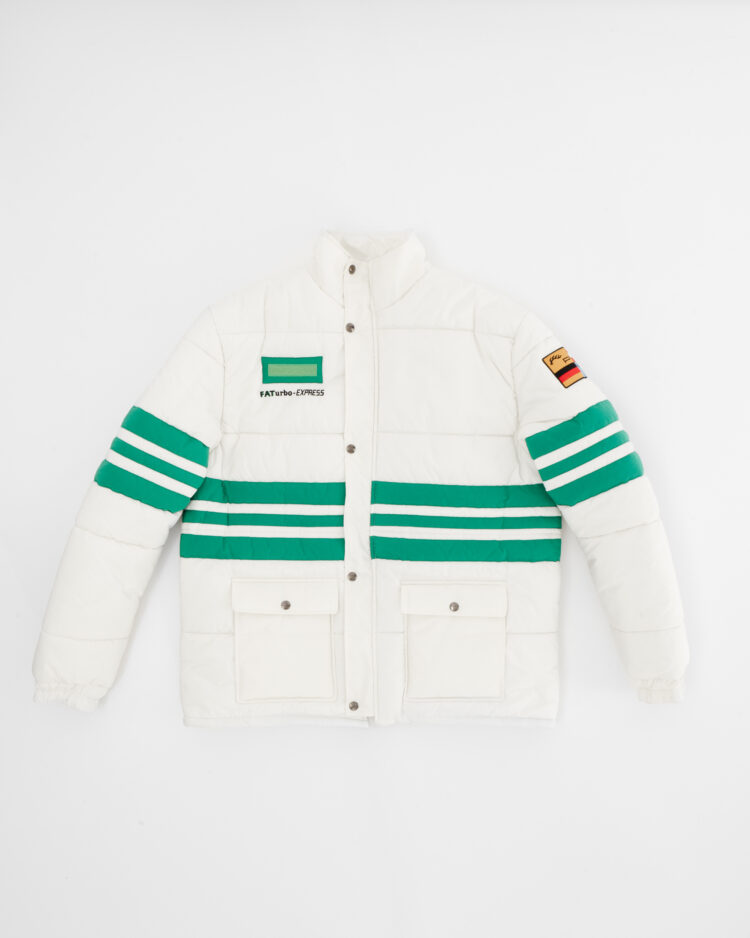 Белая утеплённая куртка GP ICE RACE