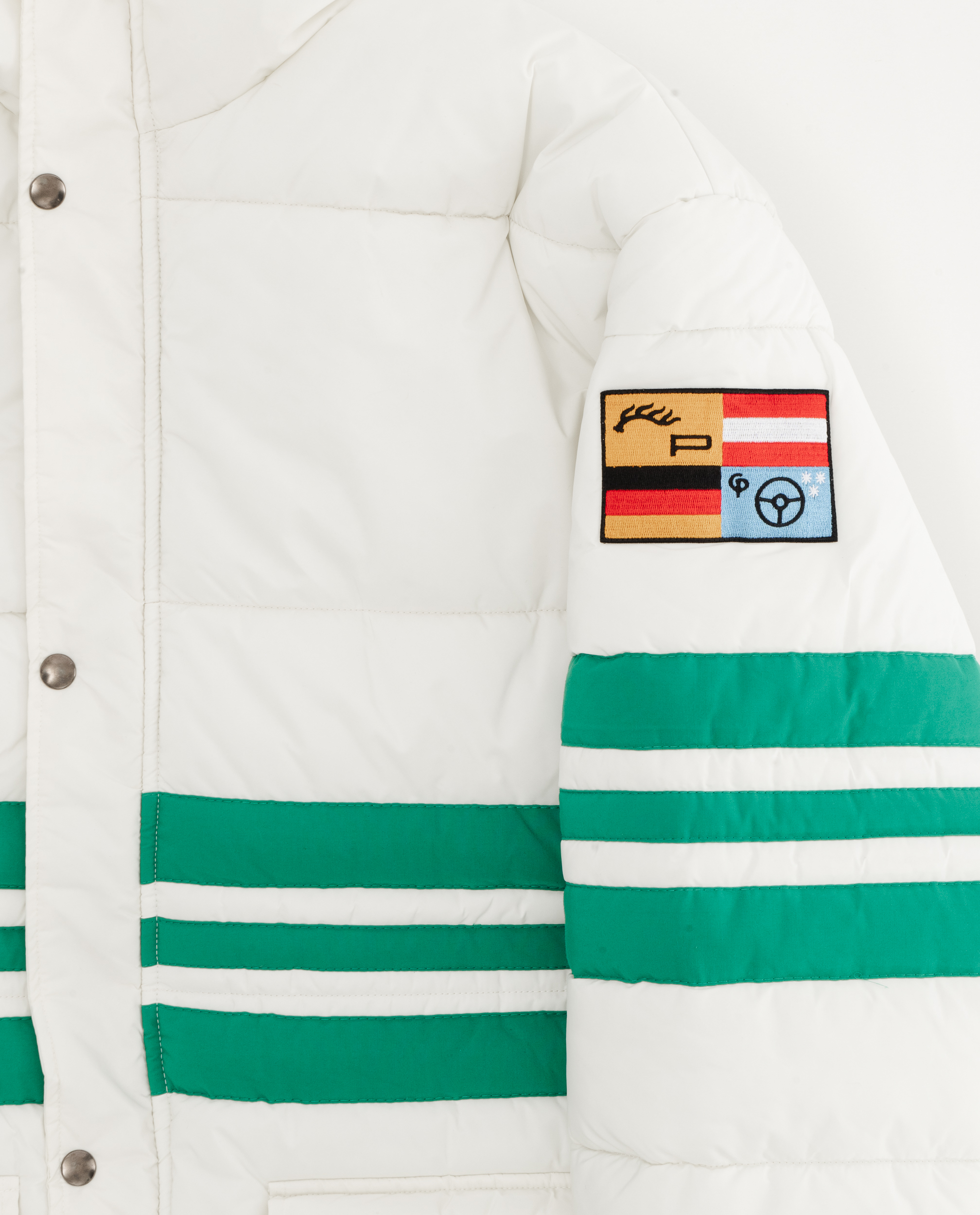 Белая утеплённая куртка GP ICE RACE — изображение 4