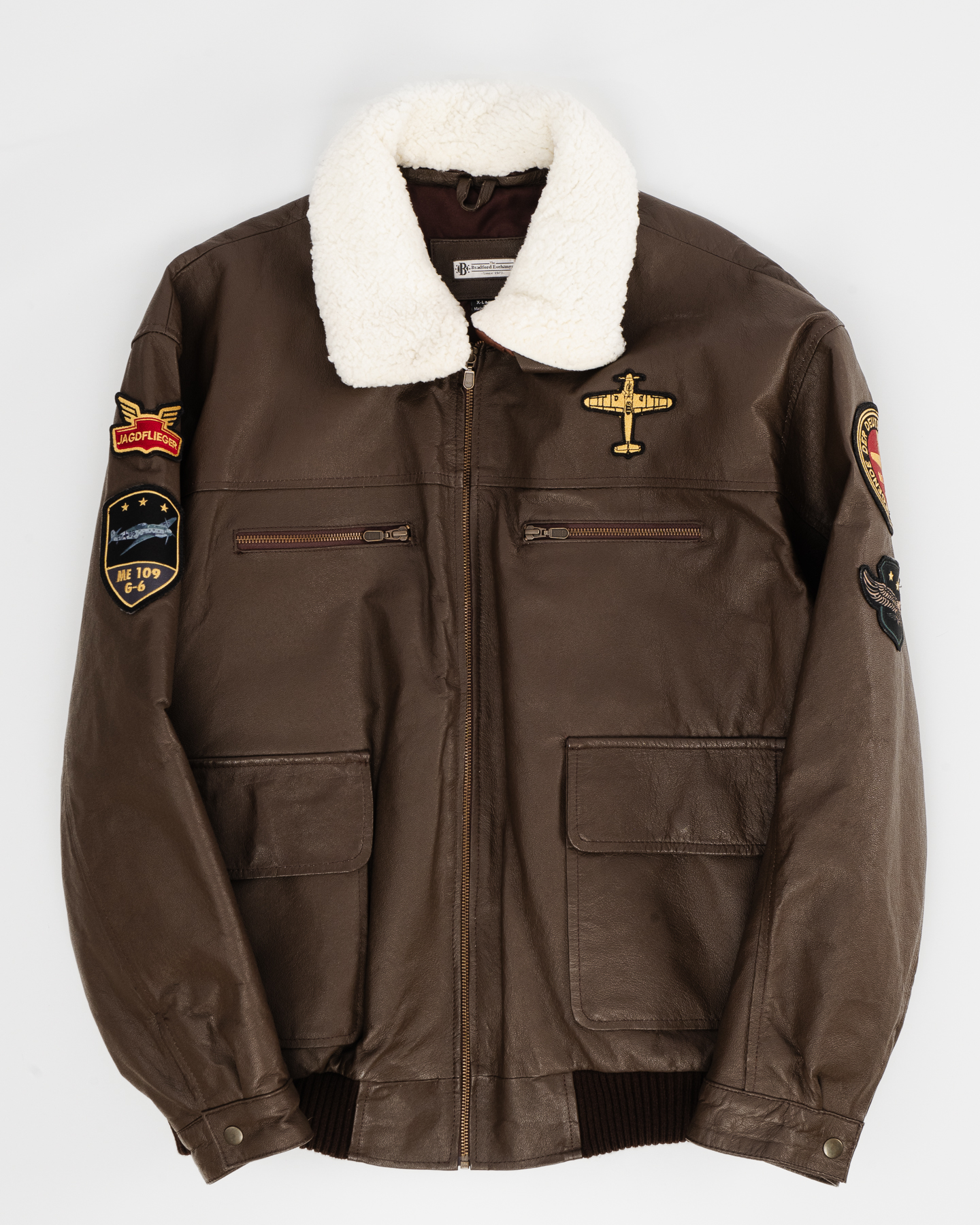 Кожаная куртка-авиатор Bradford Exchange