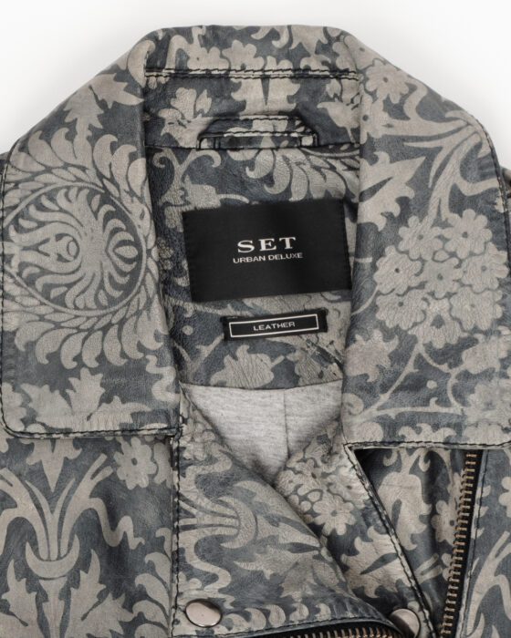 Кожаная куртка с узором SET Urban Deluxe SET Urban Deluxe — фото 3