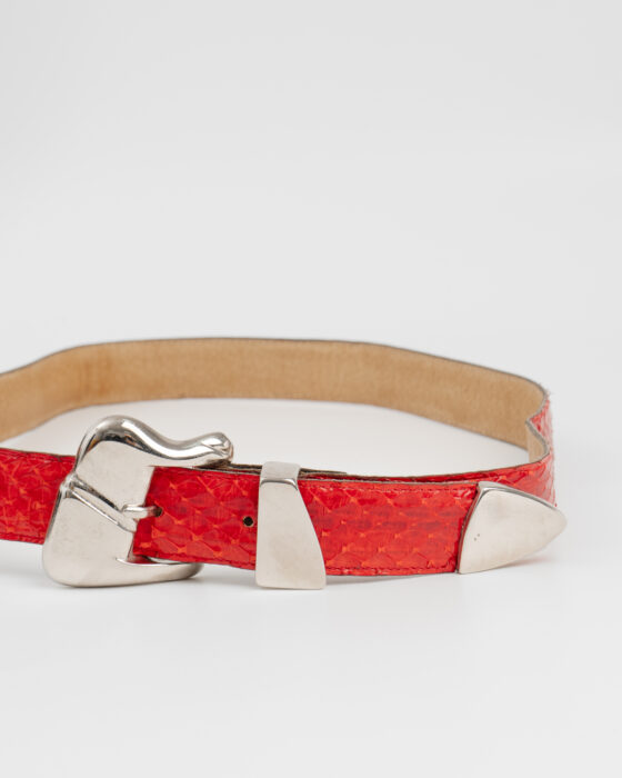 Ремень с фактурой рептилии — фото 2