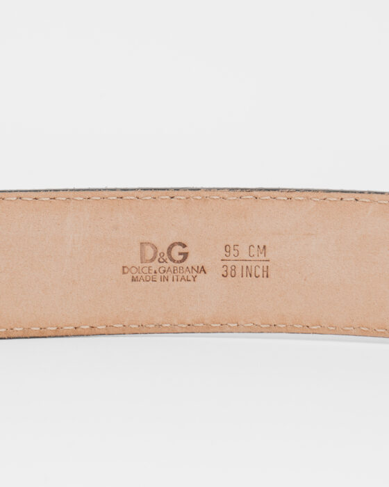 Кожаный ремень D&G Dolce & Gabbana — фото 3