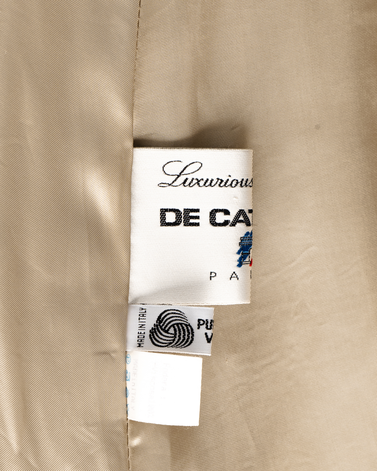 Пальто из чистой шерсти De Catex — изображение 4