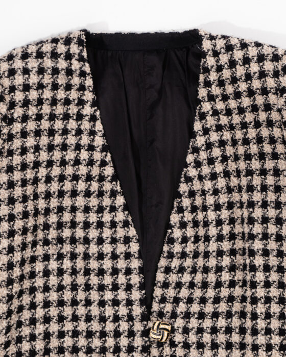 Шерстяной жакет с фактурным узором — фото 3