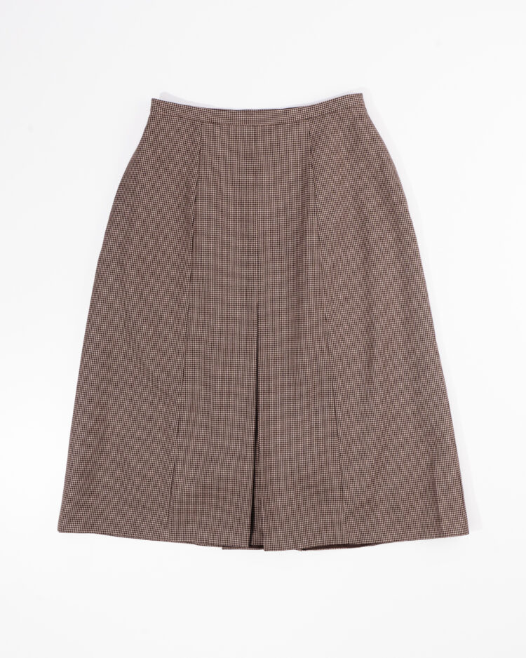 Юбка в пье-де-пуль миди