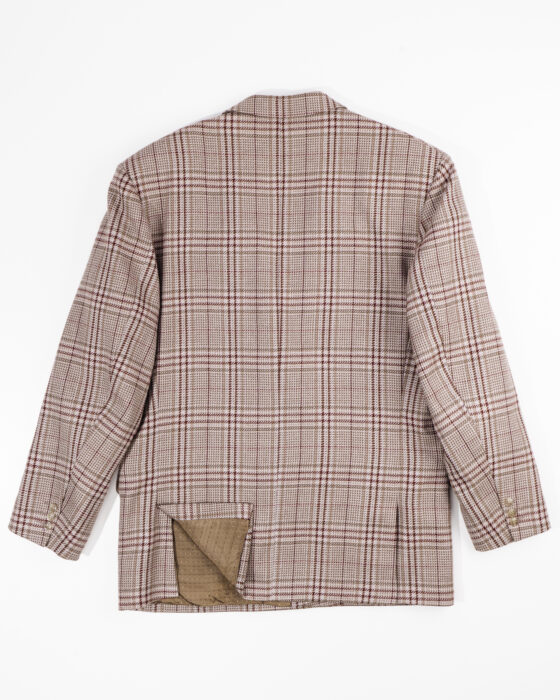 Двубортный пиджак в клетку — фото 2