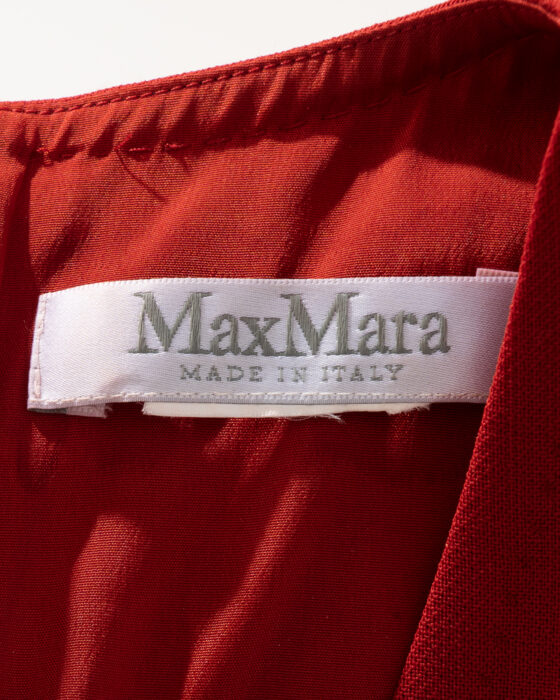 Красное платье-футляр MaxMara Max Mara — фото 4