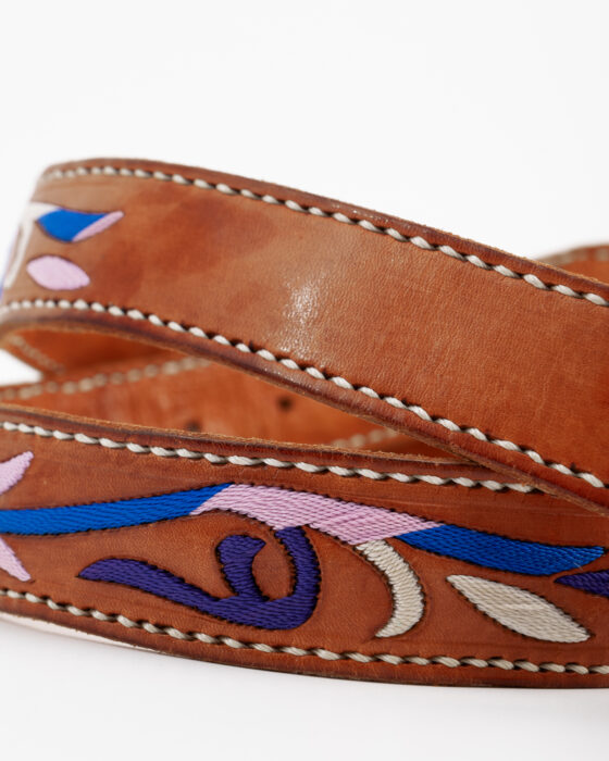 Ремень с вышивкой ручной работы — фото 2