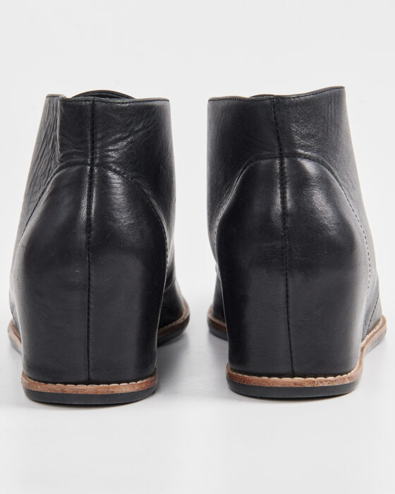 Ботинки из натуральной кожи на платформе — фото 6