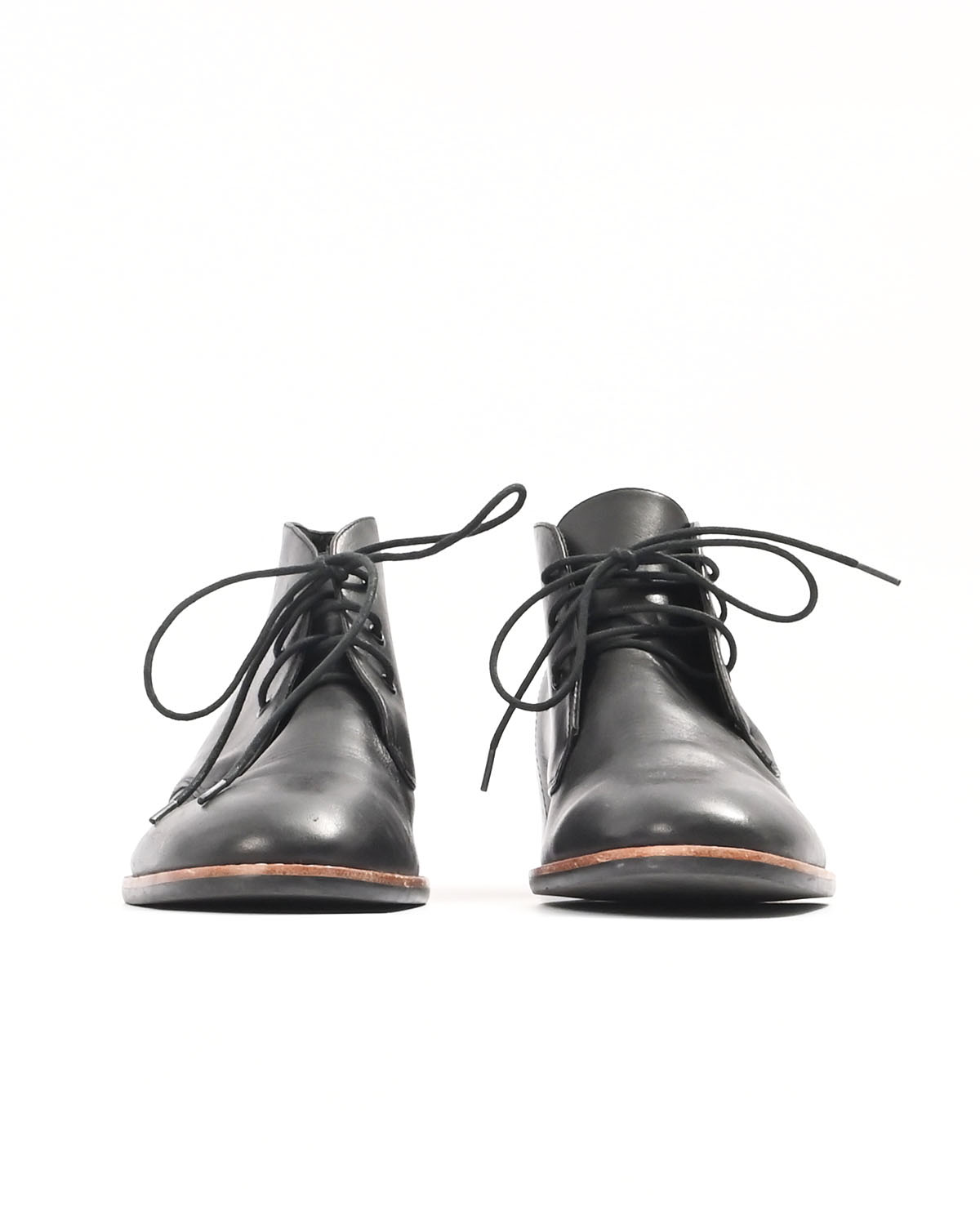 Ботинки из натуральной кожи на платформе — изображение 3