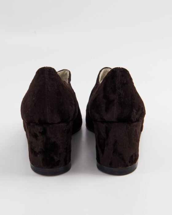 Винтажные ботильоны на танкетке — фото 4