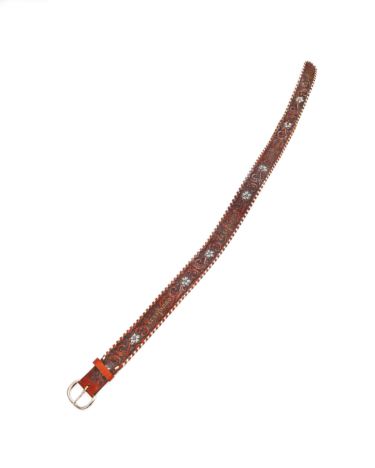 Плетёный ремень из натуральной кожи — изображение 3