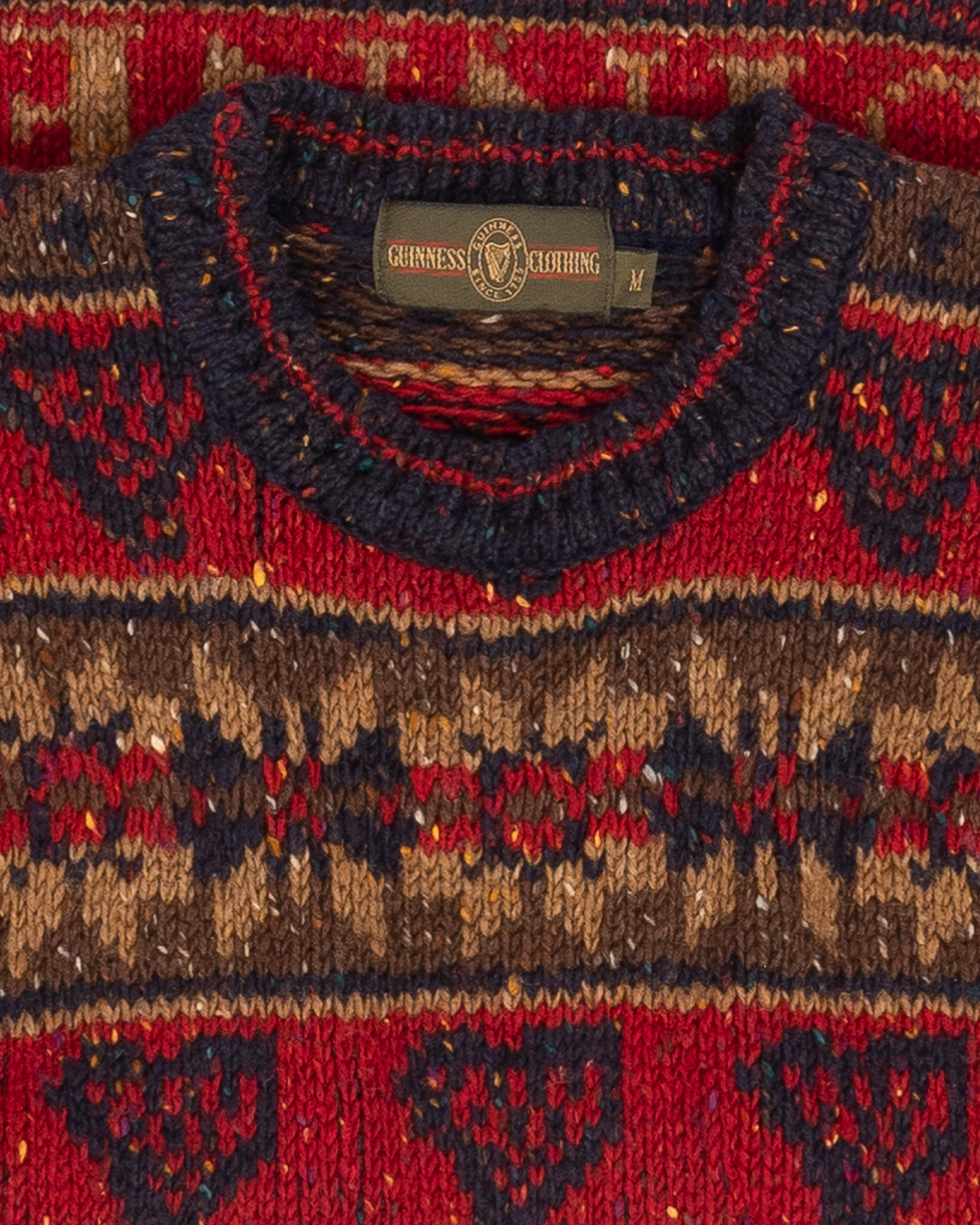 Винтажный свитер с орнаментом — изображение 3