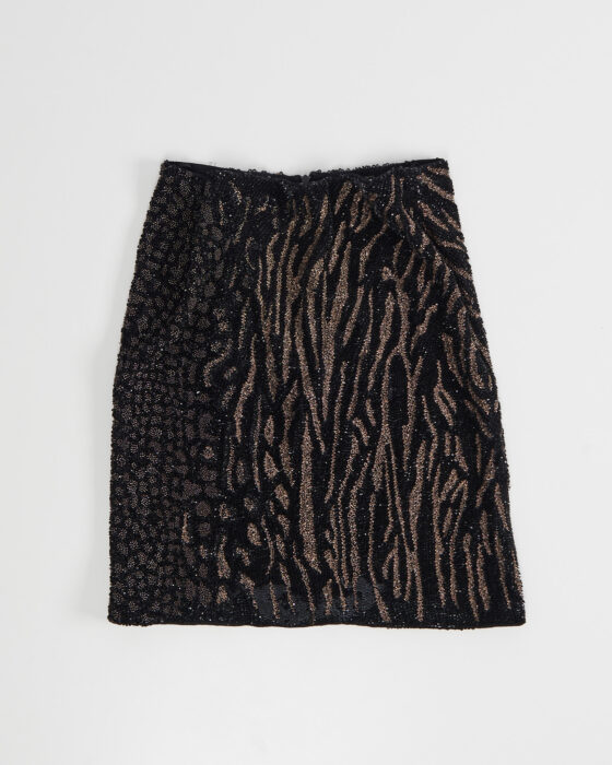 Юбка с ручной вышивкой бисером Allsaints