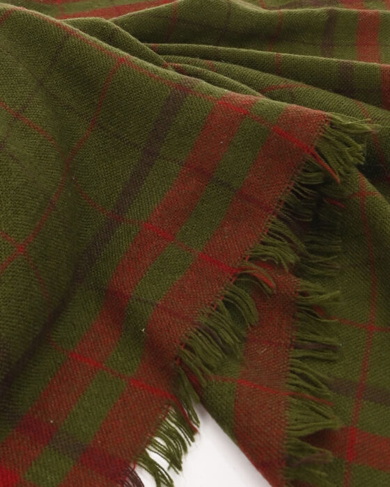 Винтажный платок в клетку — фото 3