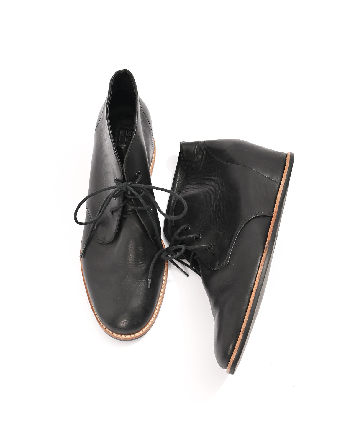 Ботинки из натуральной кожи на платформе — изображение 4