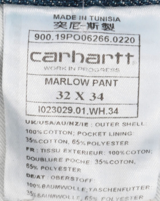 Джинсы Carhartt WIP Marlow Pant Carhartt — фото 4