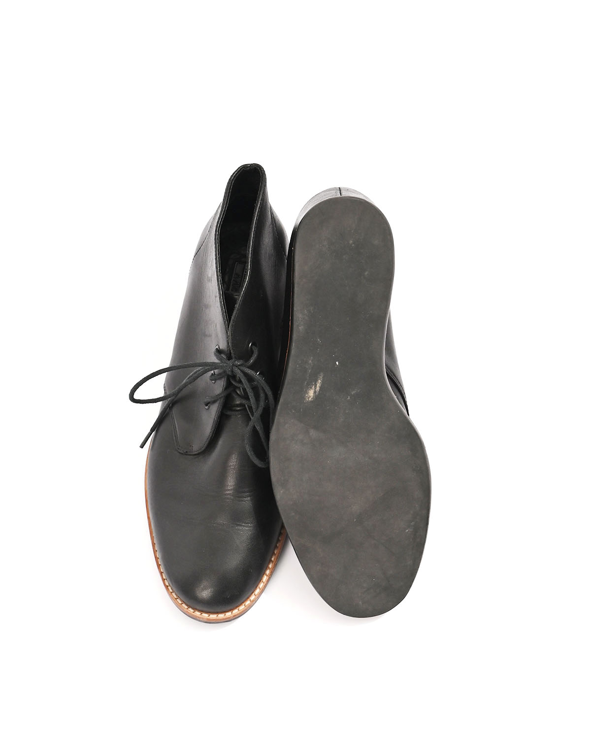 Ботинки из натуральной кожи на платформе — изображение 5