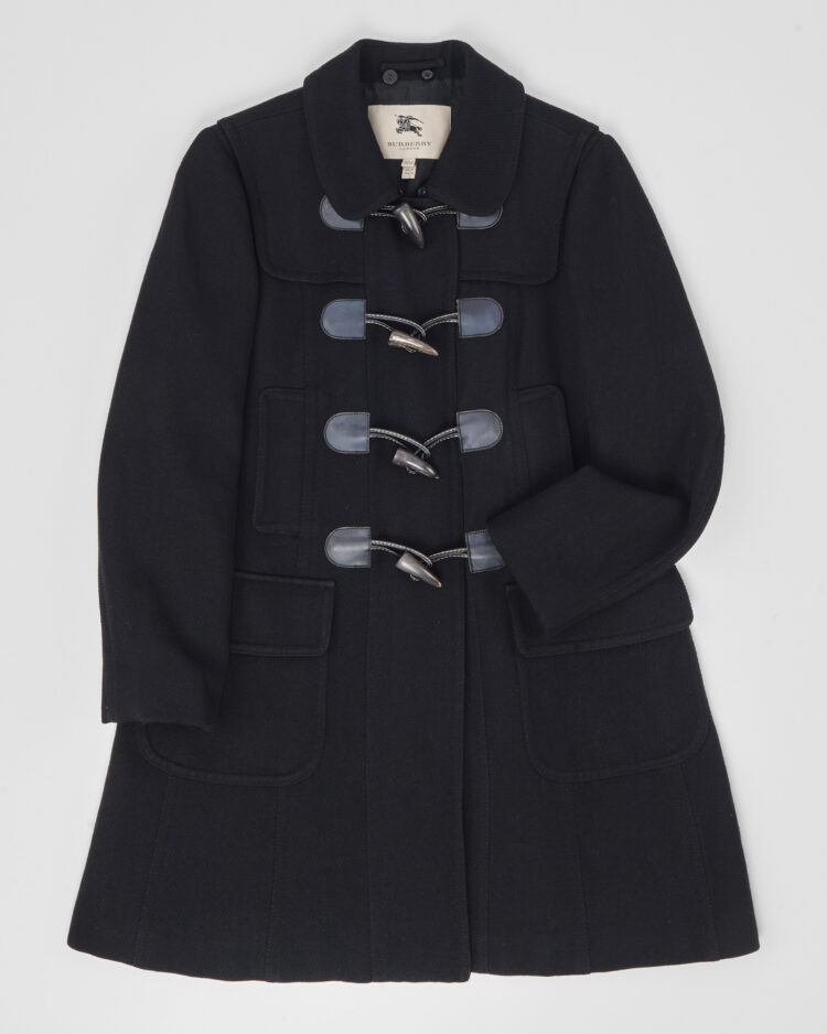 Пальто Burberry London из шерсти и льна