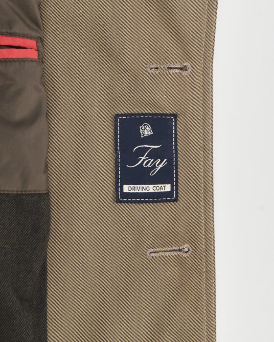 Плащ из хлопка Fay унисекс Fay — фото 4